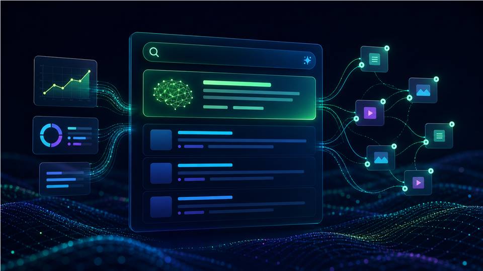 AI search and SEO citation network visualization